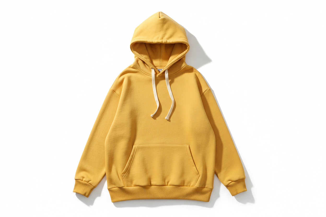 yellow hoodie